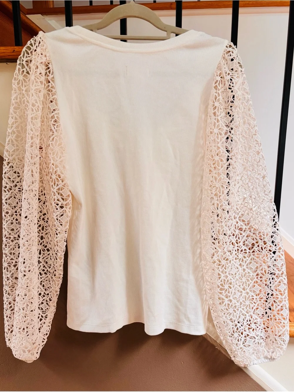 Anthropologie Maeve Ribbed shirt size large